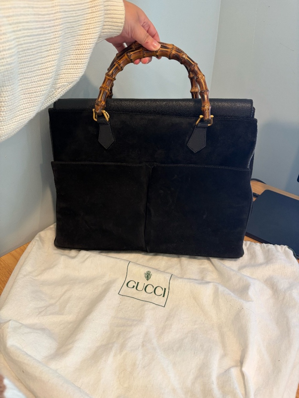 Vintage Gucci Diana Bamboo Top Handle Bag